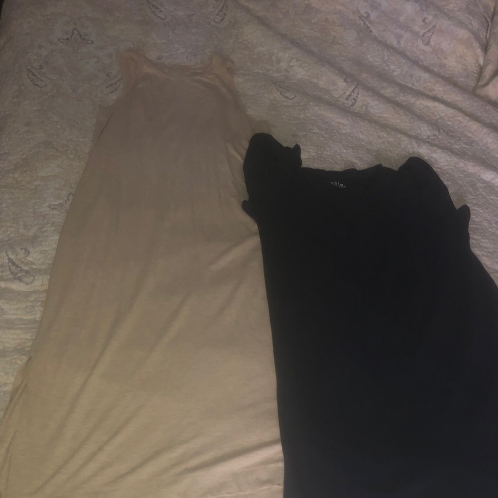 Time and Tru Sleeveless Maxi Dress in Beige